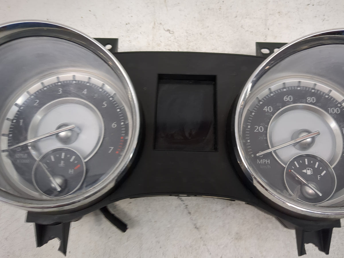 2014 Chrysler 300 Instrument Cluster Speedometer Gauges P/N:P56054718AC A2C32871410, TBEQI333358602 Miles:118K Fits OEM Used