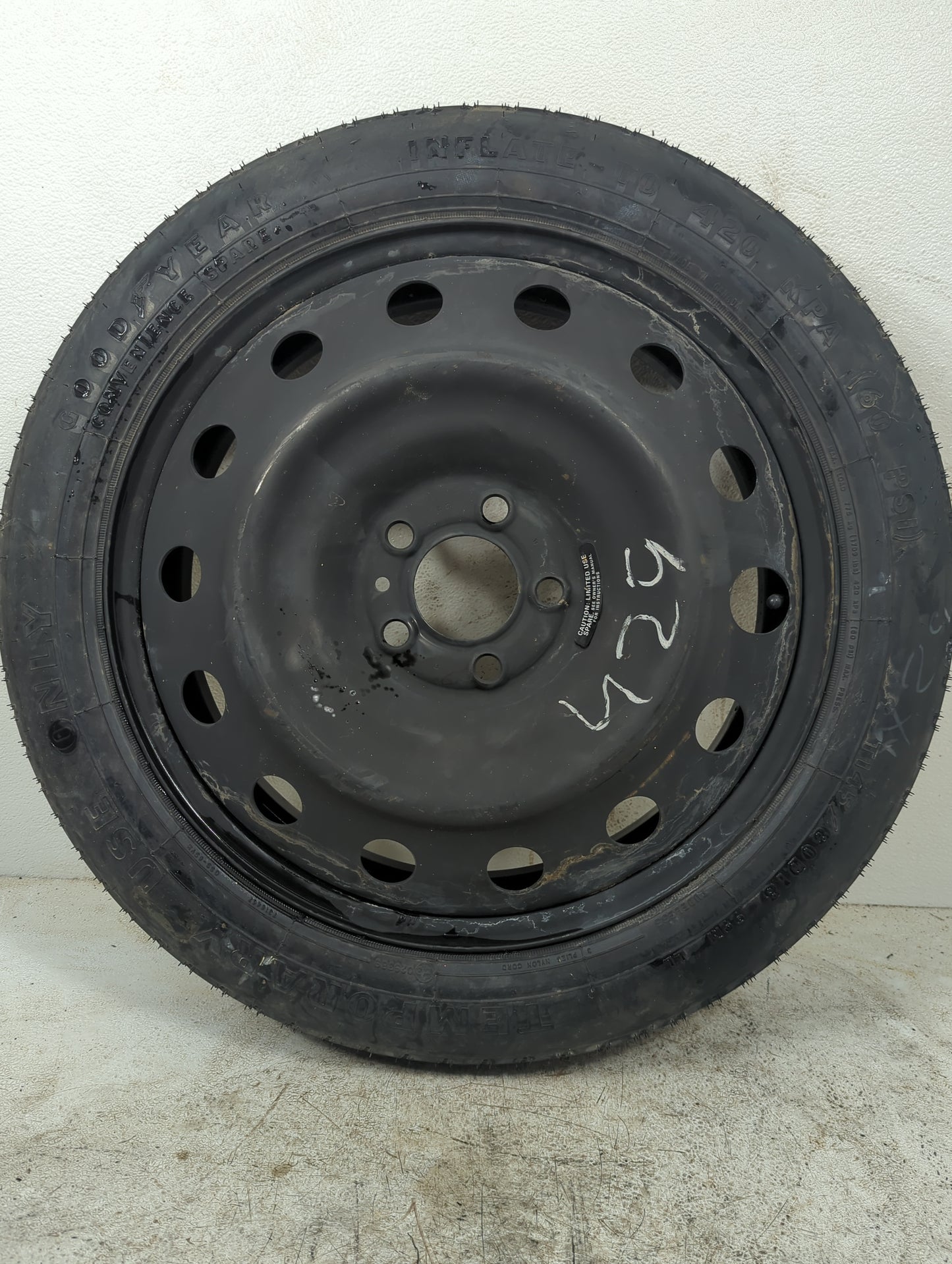 2005-2022 Chrysler 300 Spare Donut Tire Wheel Rim Oem 5036166 - Oemusedautoparts1.com