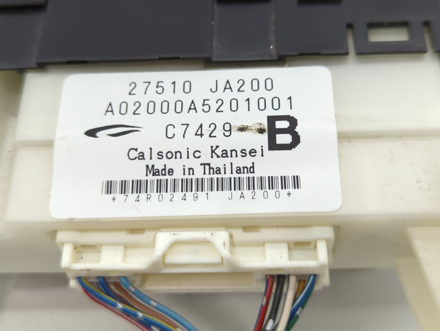 2013-2014 Chrysler 300 Climate Control Module Temperature AC/Heater Replacement P/N:27510-JA200 1UV82DX8AB Fits Fits 2013 20