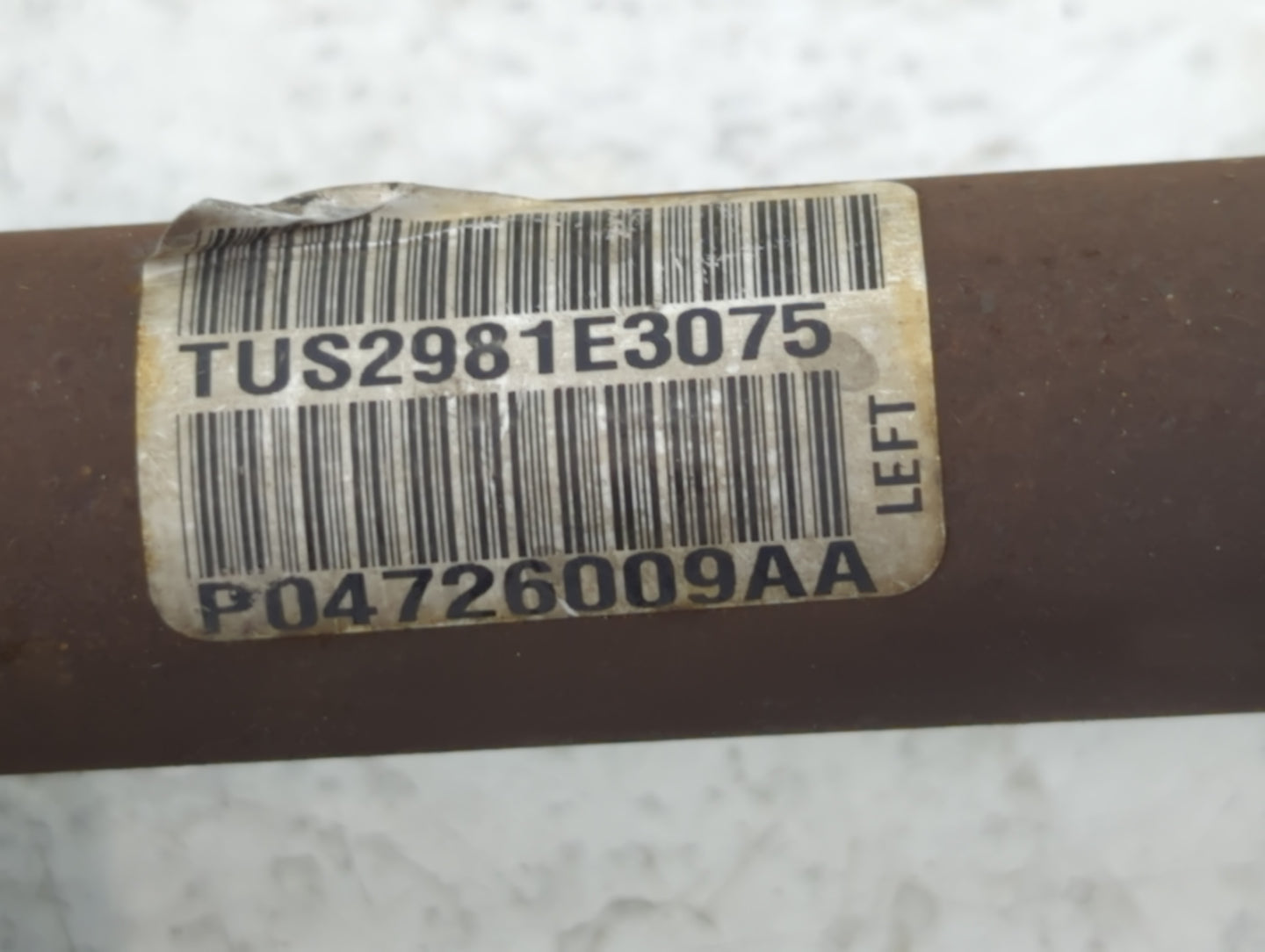 2011-2014 Chrysler 300 Axle Shaft Front Driver Cv C/v - Oemusedautoparts1.com