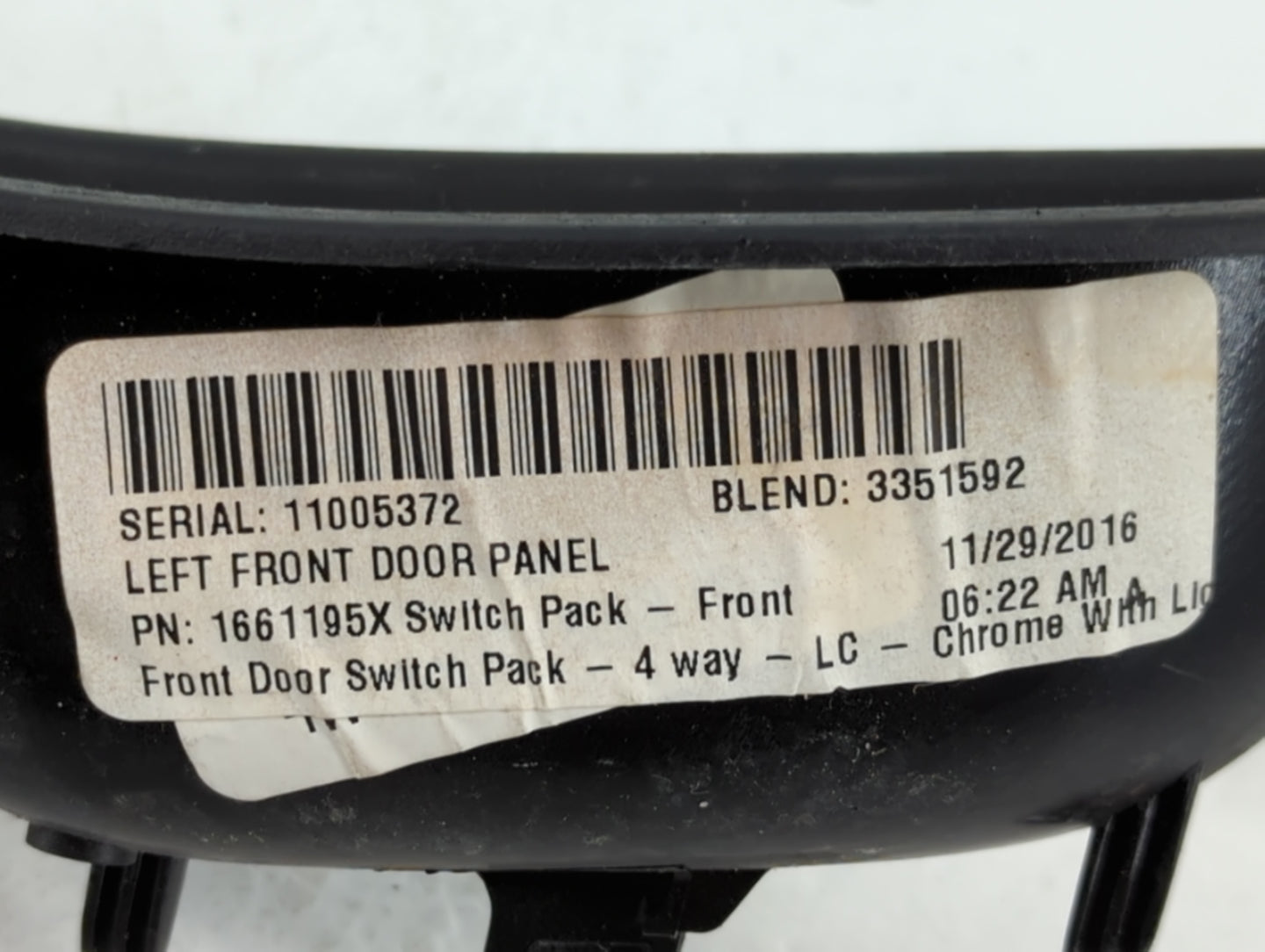 2011-2014 Chrysler 300 Master Power Window Switch Replacement Driver Side Left P/N:1661195X Fits OEM Used Auto Parts - Oemus