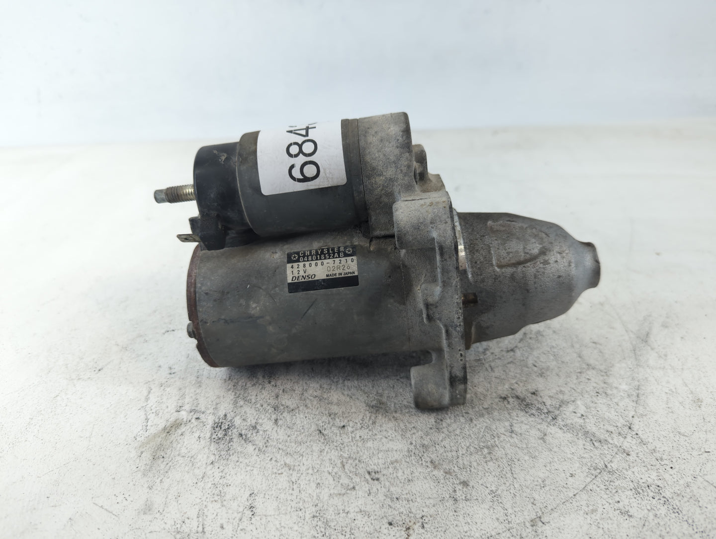 2011-2016 Chrysler 300 Car Starter Motor Solenoid OEM P/N:428000-7210 04801852AB Fits Fits 2011 2012 2013 2014 2015 2016 OEM