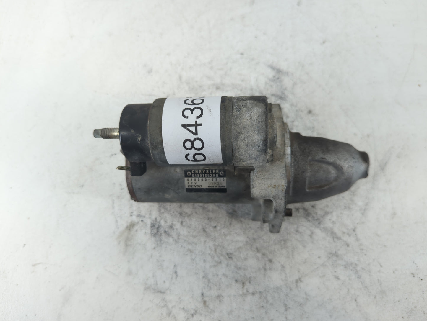 2011-2016 Chrysler 300 Car Starter Motor Solenoid OEM P/N:428000-7210 04801852AB Fits Fits 2011 2012 2013 2014 2015 2016 OEM