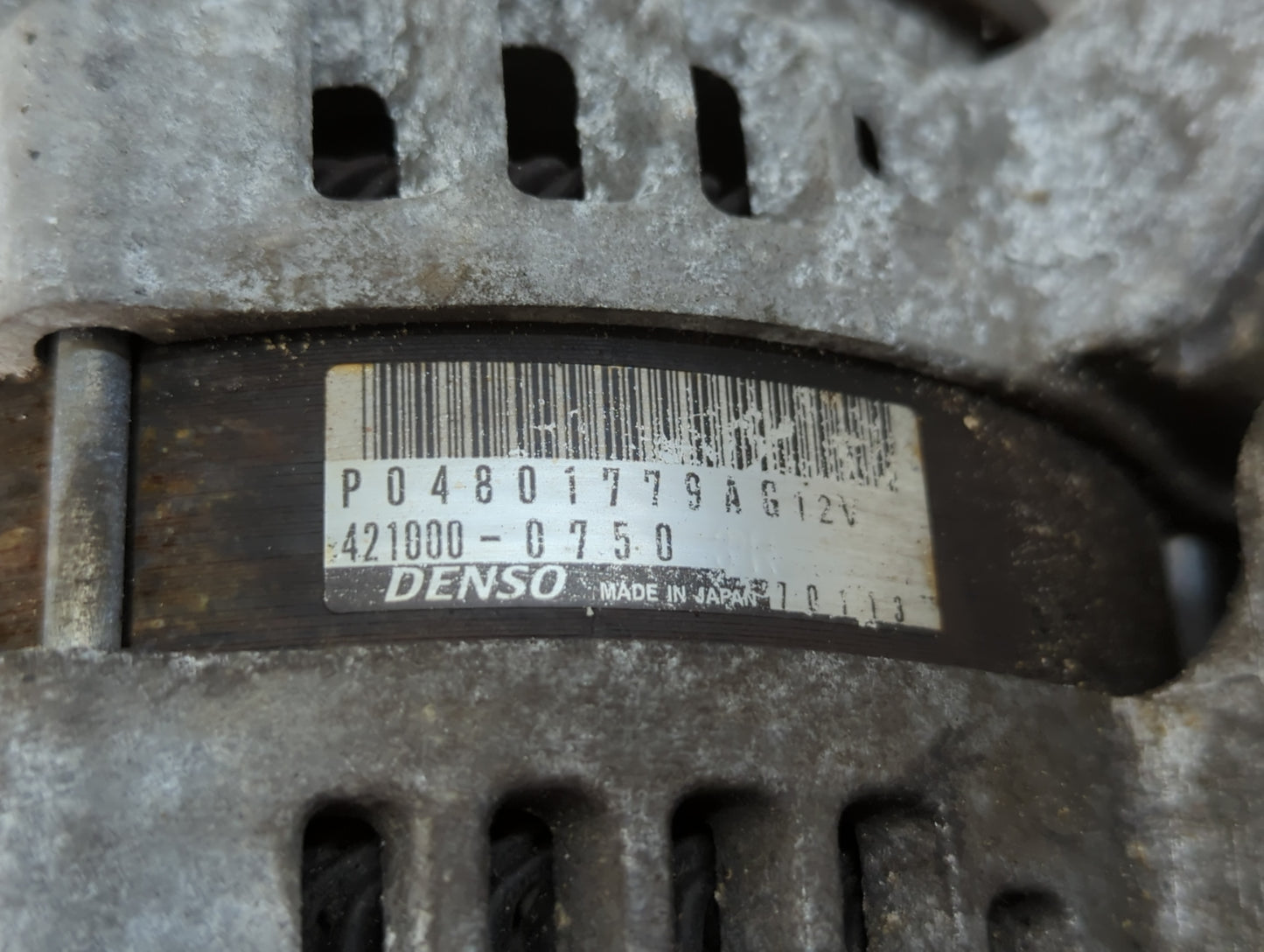 2011-2022 Chrysler 300 Alternator Replacement Generator Charging Assembly Engine OEM P/N:421000-0750 P04801779AG Fits OEM Us