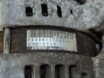 2011-2022 Chrysler 300 Alternator Replacement Generator Charging Assembly Engine OEM P/N:421000-0750 P04801779AG Fits OEM Used Auto Parts