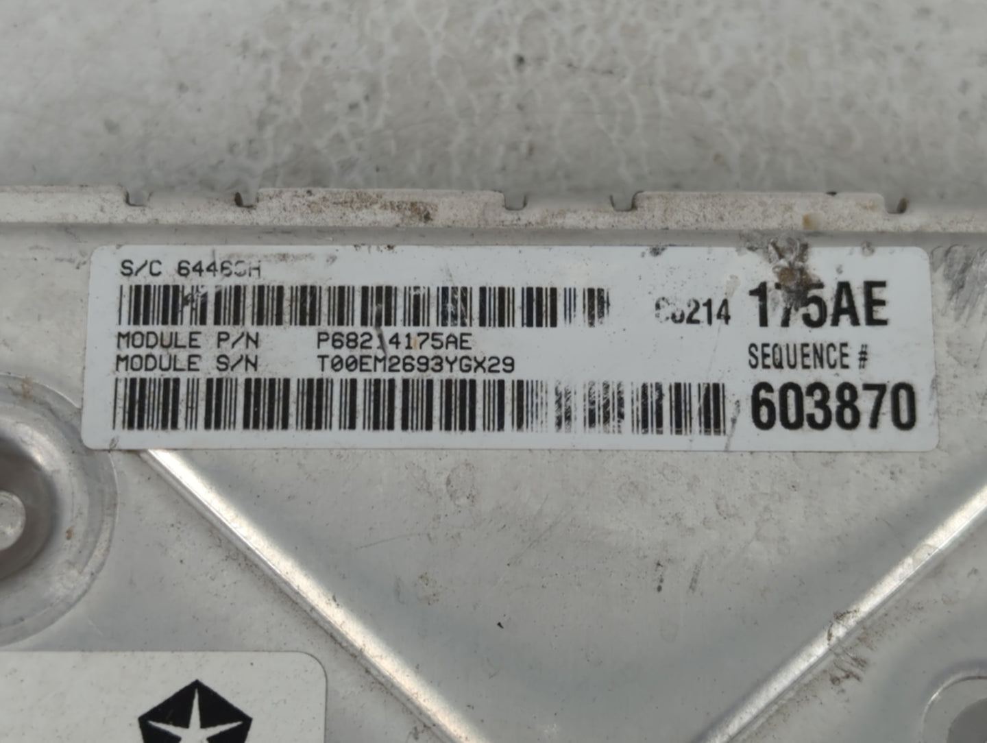 2014 Chrysler 300 PCM Engine Control Computer ECU ECM PCU OEM P/N:P05150787AC Fits OEM Used Auto Parts - Oemusedautoparts1.c
