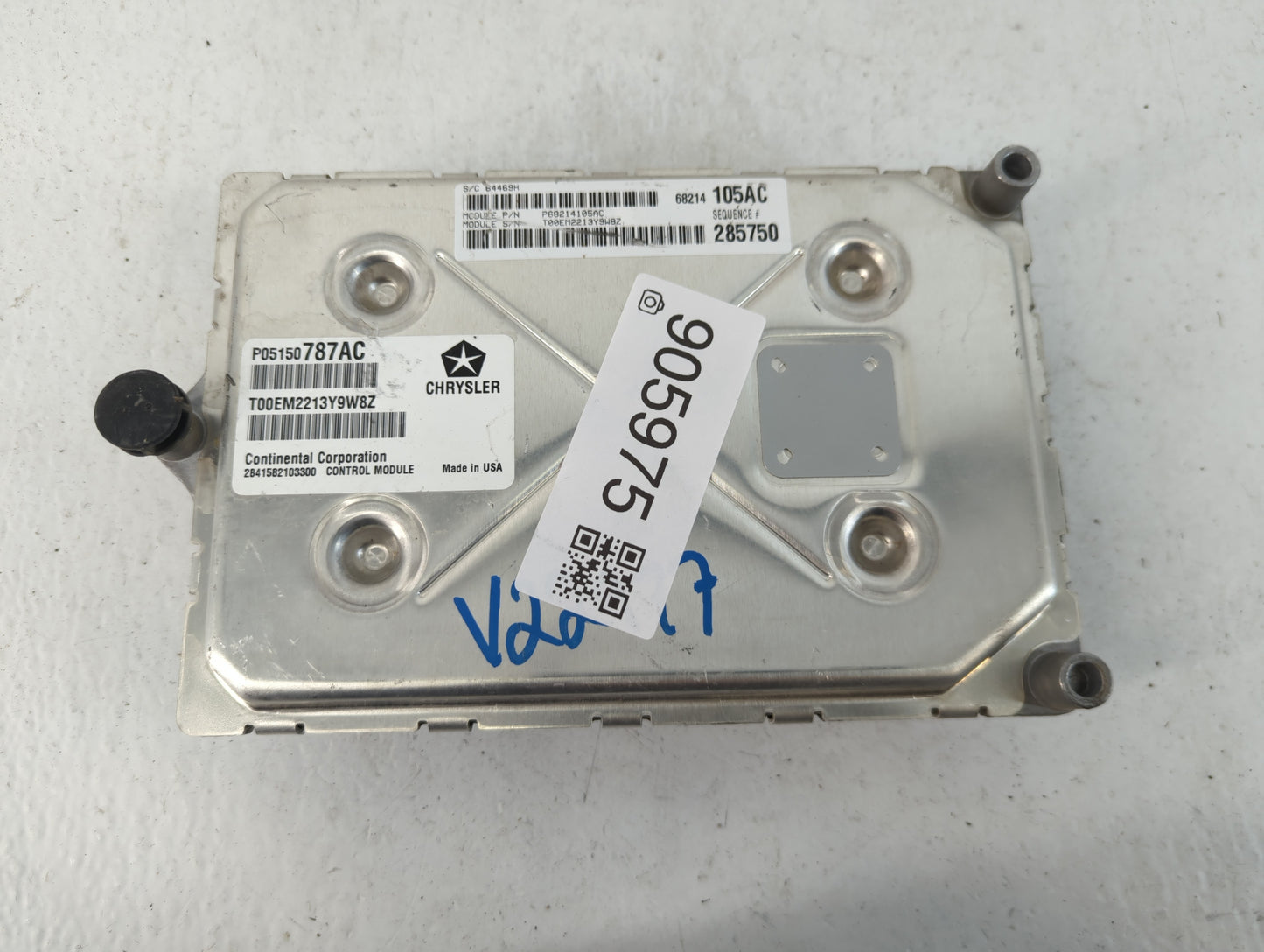 2014 Chrysler 300 PCM Engine Control Computer ECU ECM PCU OEM P/N:P05150787AC Fits OEM Used Auto Parts - Oemusedautoparts1.c