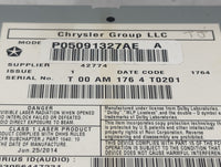 2014 Chrysler Town and Country Radio AM FM Cd Player Receiver Replacement P/N:P05091327AE Fits OEM Used Auto Parts - Oemused