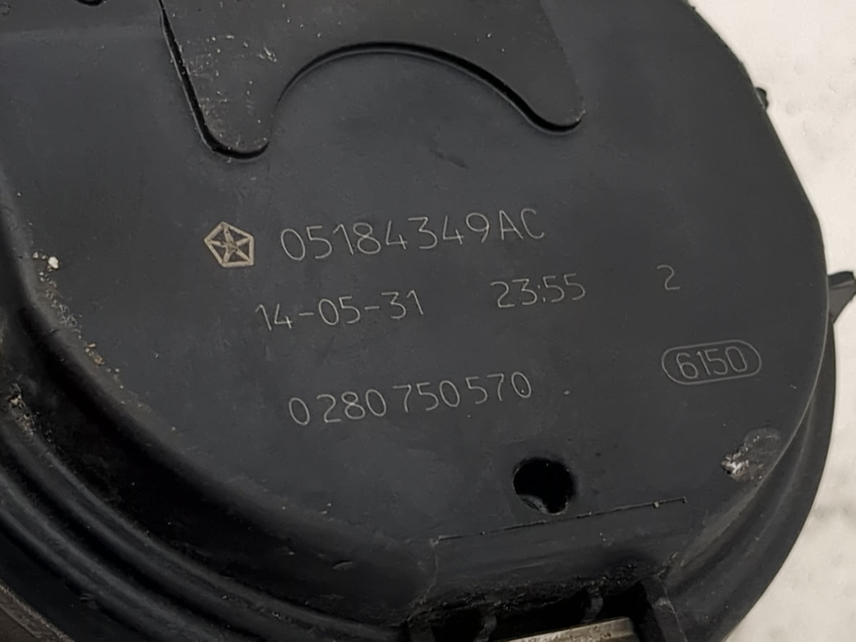 2014 Chrysler Town and Country Throttle Body P/N:05184349AC 0280750570 Fits OEM Used Auto Parts - Oemusedautoparts1.com