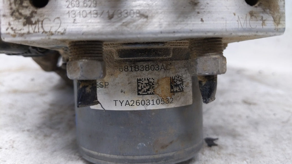 2014 Chrysler Town & Country Anti-Lock Brake ABS Pump Module Actuator OEM P/N:68183803AC Fits OEM Used Auto Parts - Oemuseda