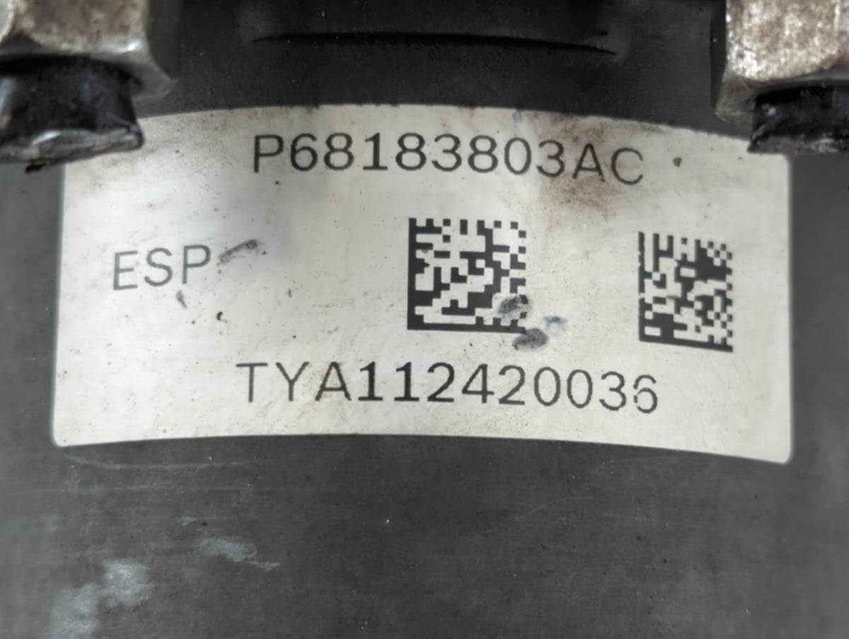 2014 Chrysler Town & Country Anti-Lock Brake ABS Pump Module Actuator OEM P/N:P68183803AC Fits OEM Used Auto Parts - Oemused