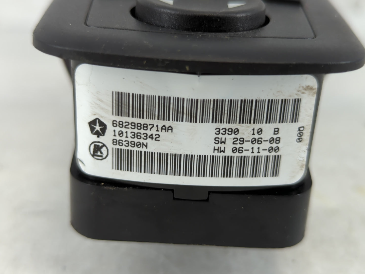 2012-2016 Chrysler Town & Country Master Power Window Switch Replacement Driver Side Left P/N:68298871AA Fits OEM Used Auto 