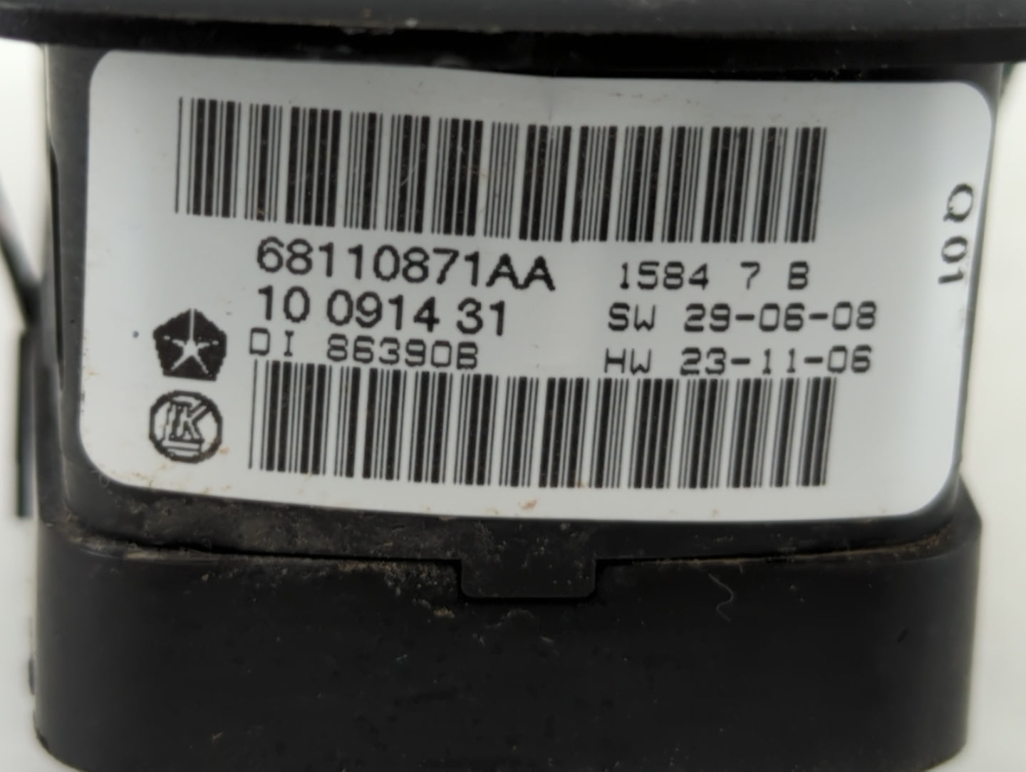 2012-2016 Chrysler Town & Country Master Power Window Switch Replacement Driver Side Left P/N:68110871AA Fits OEM Used Auto 
