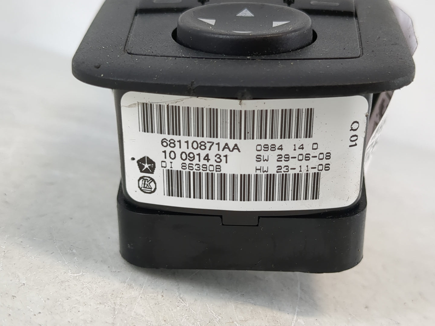 2012-2016 Chrysler Town & Country Master Power Window Switch Replacement Driver Side Left P/N:68110871AA Fits OEM Used Auto 