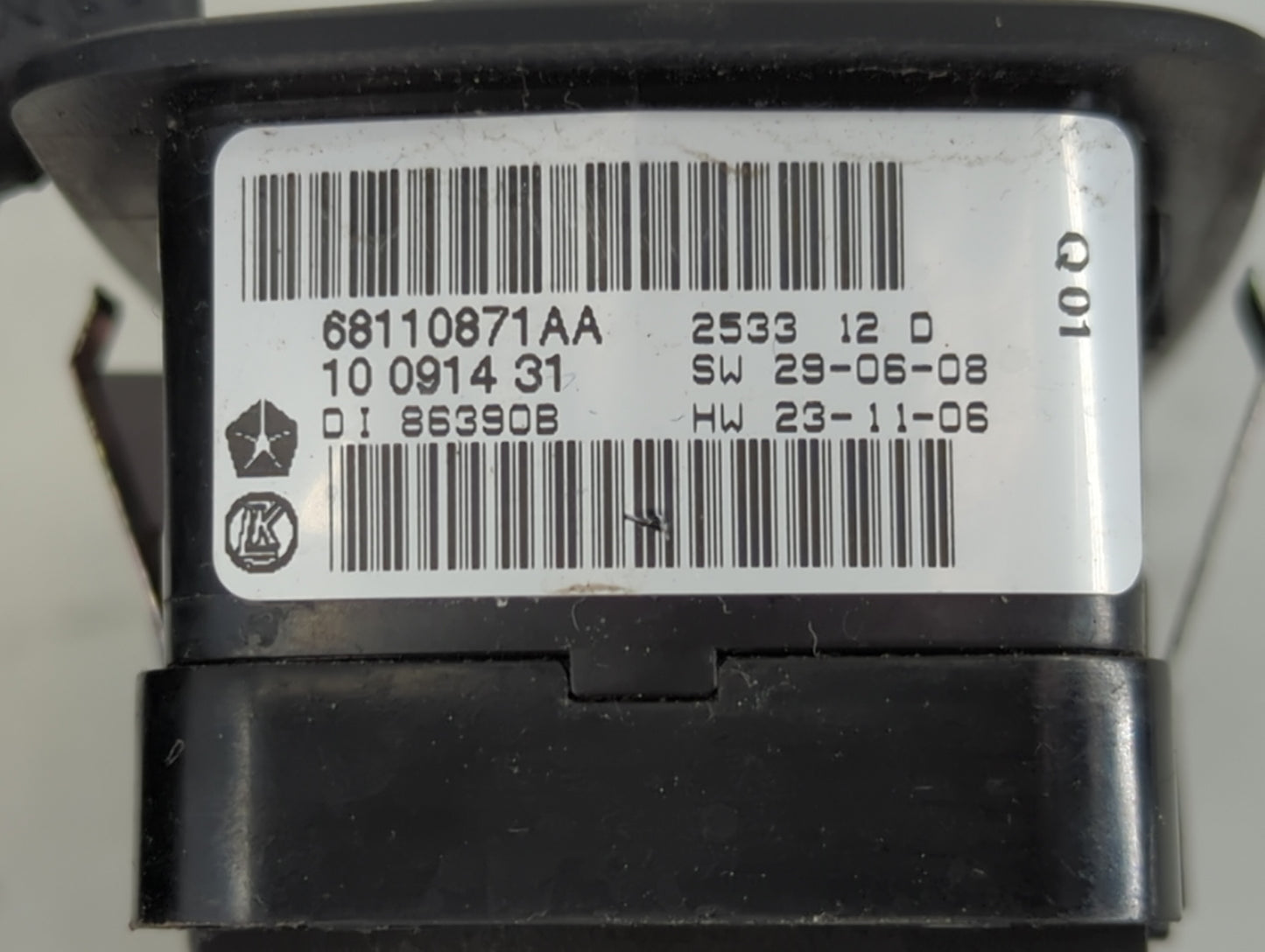 2012-2016 Chrysler Town & Country Master Power Window Switch Replacement Driver Side Left P/N:68110871AA Fits OEM Used Auto 