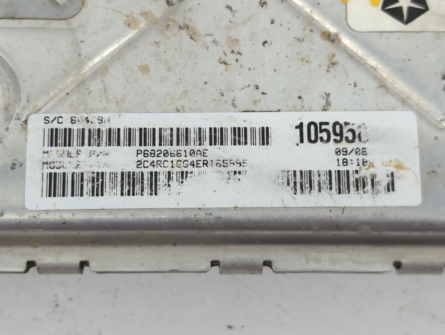 2014 Chrysler Town & Country PCM Engine Control Computer ECU ECM PCU OEM P/N:P05150778AB Fits OEM Used Auto Parts - Oemuseda