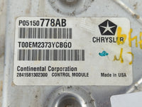 2014 Chrysler Town & Country PCM Engine Control Computer ECU ECM PCU OEM P/N:P05150778AB Fits OEM Used Auto Parts - Oemuseda