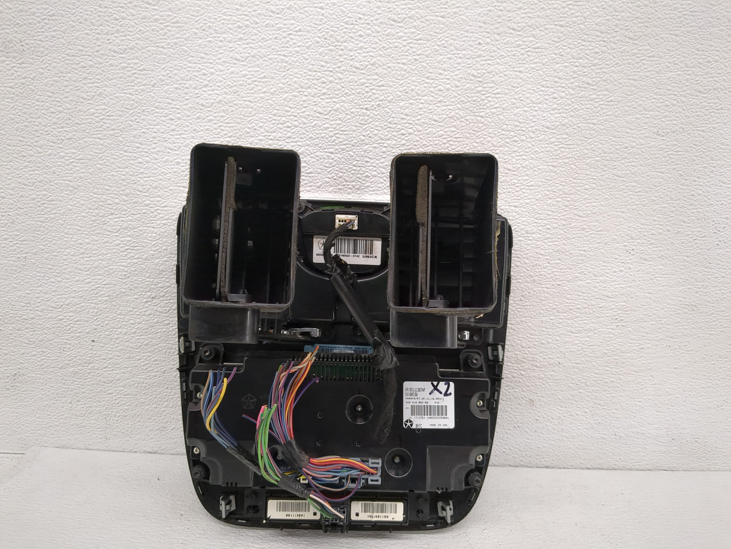 2011-2016 Chrysler Town & Country Climate Control Module Temperature AC/Heater Replacement P/N:55111367AF Fits OEM Used Auto