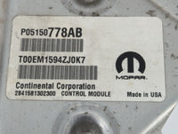 2014 Chrysler Town & Country PCM Engine Control Computer ECU ECM PCU OEM P/N:P68206610AH Fits OEM Used Auto Parts - Oemuseda