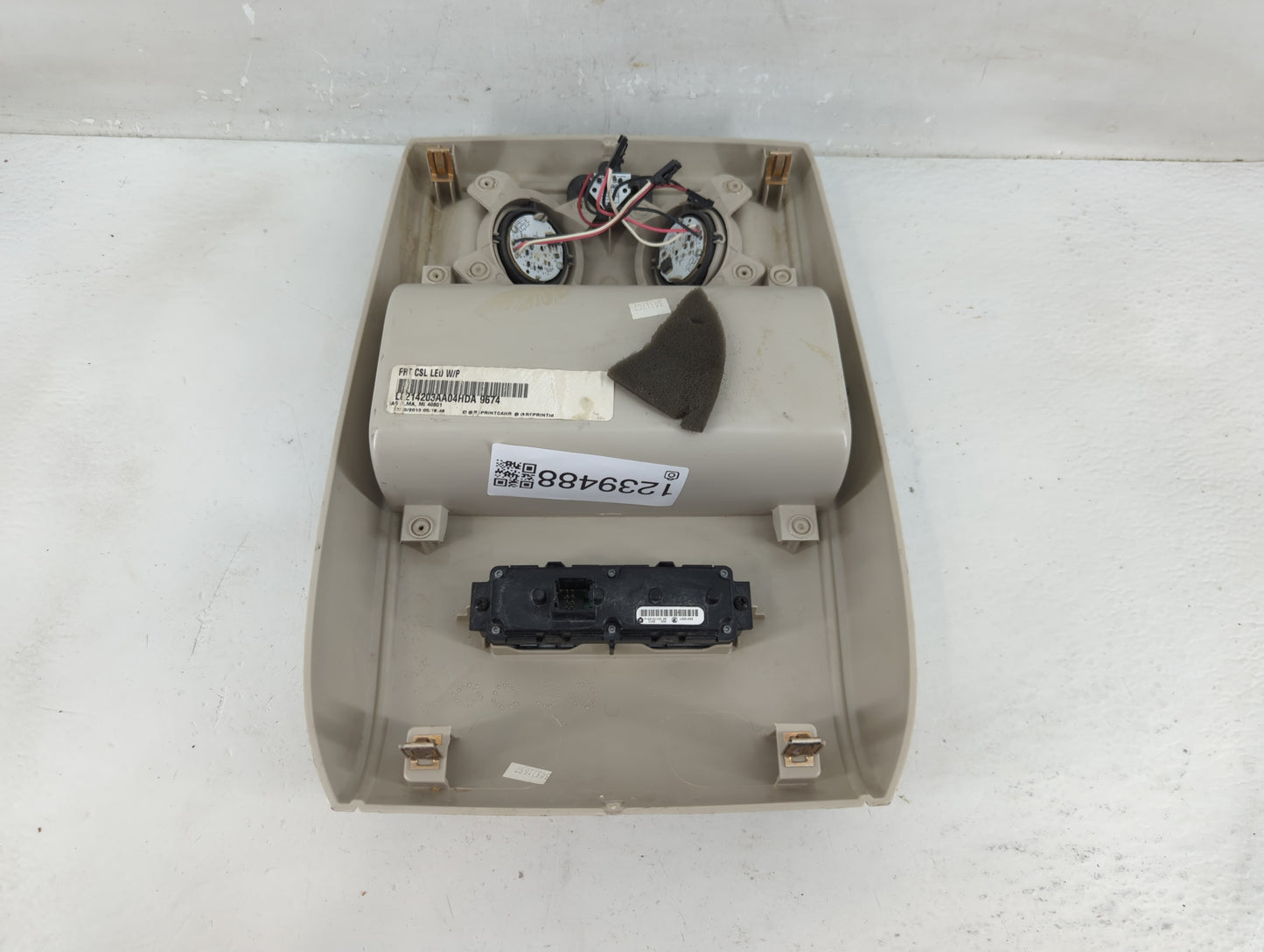 2014 Chrysler Town & Country Overhead Roof Console - Oemusedautoparts1.com