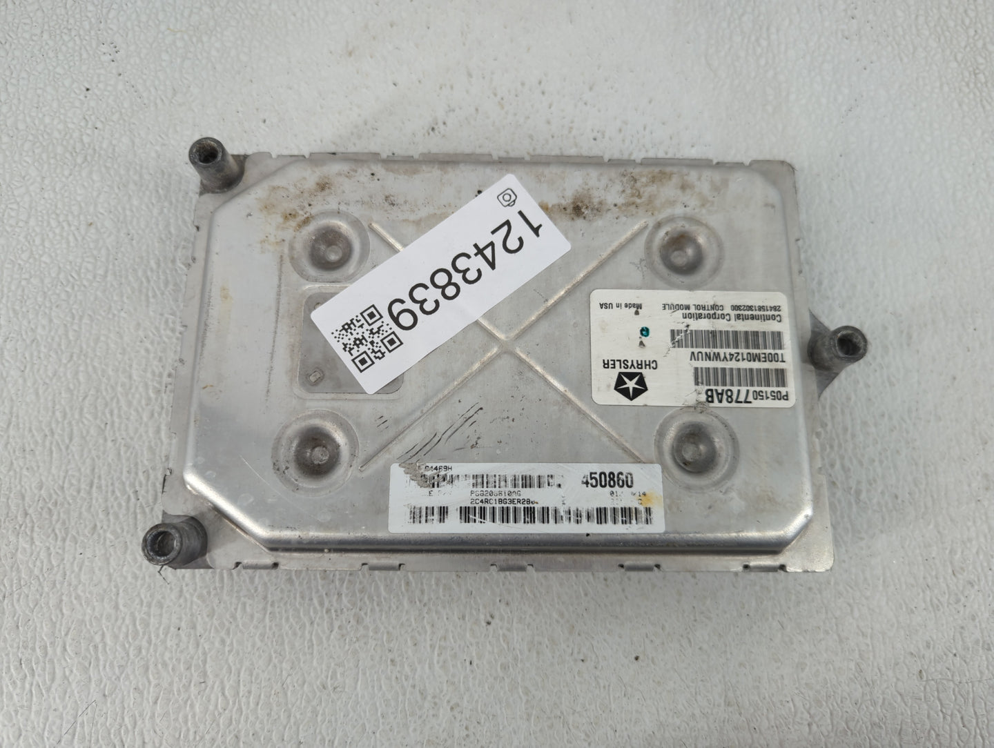 2014 Chrysler Town & Country PCM Engine Control Computer ECU ECM PCU OEM Fits OEM Used Auto Parts - Oemusedautoparts1.com