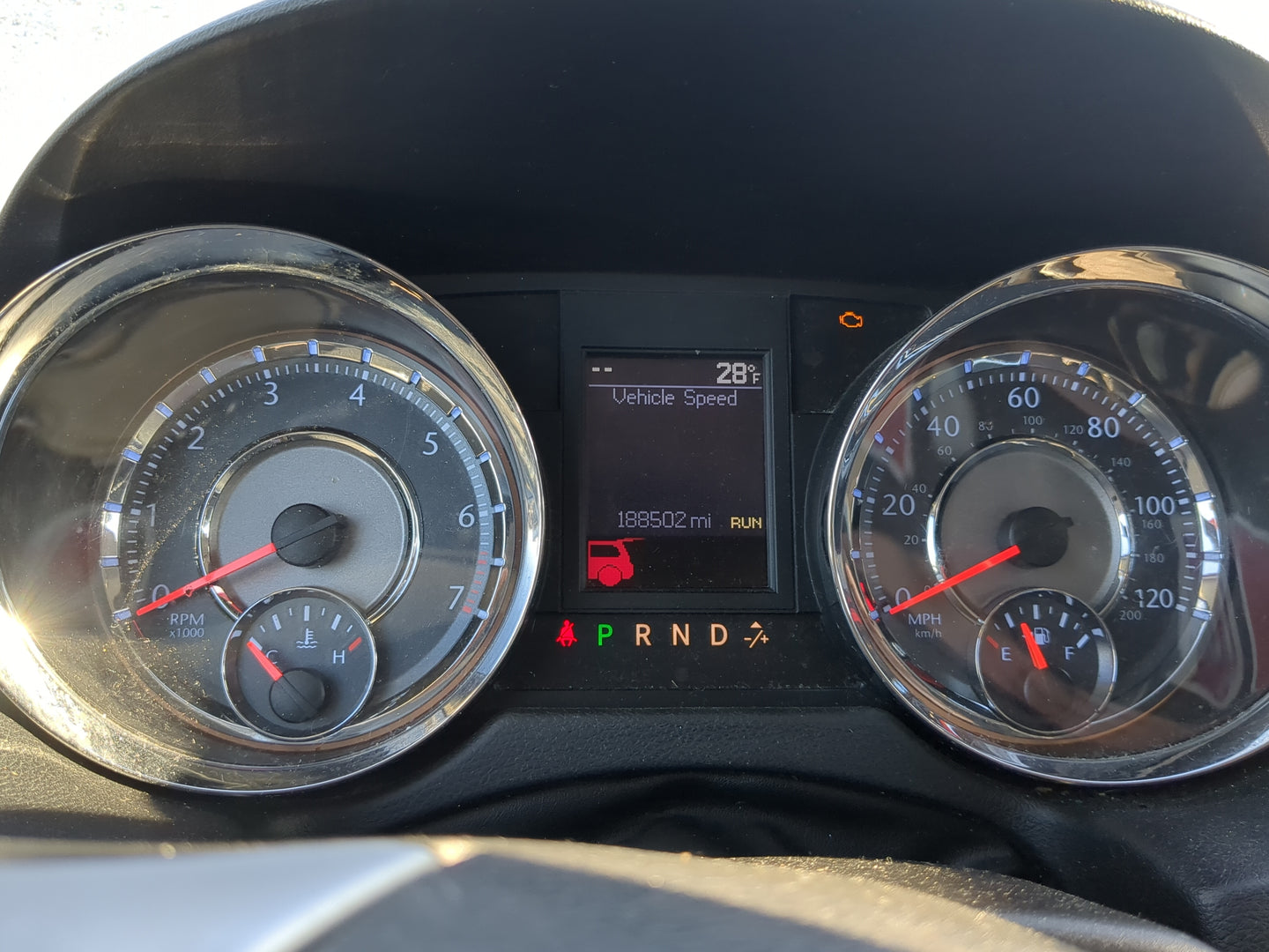 2014 Chrysler Town & Country Instrument Cluster Speedometer Gauges Miles:189K Fits OEM Used Auto Parts - Oemusedautoparts1.c