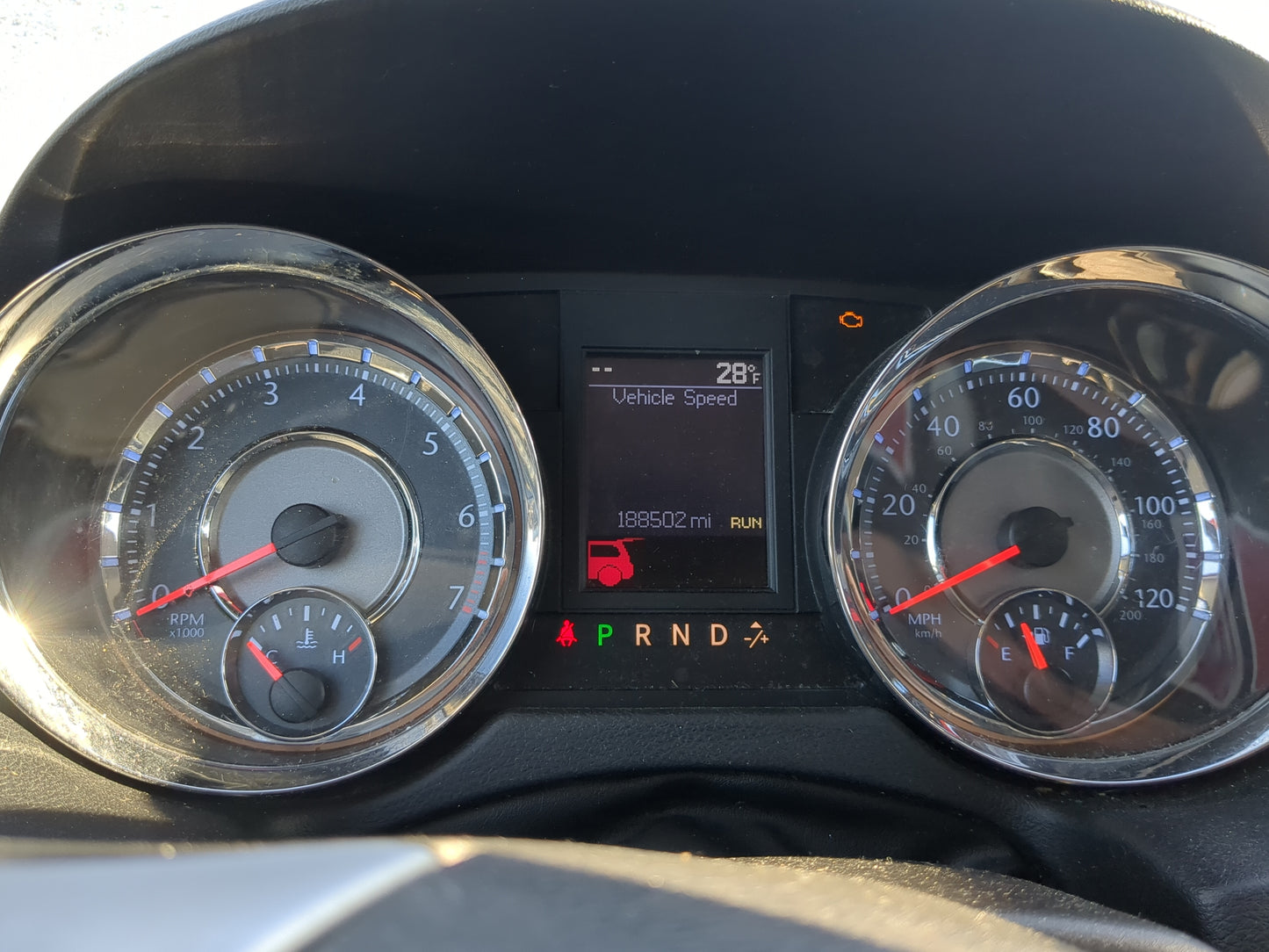 2014 Chrysler Town & Country Instrument Cluster Speedometer Gauges Miles:189K Fits OEM Used Auto Parts - Oemusedautoparts1.c