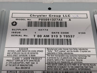 2012-2016 Chrysler Town & Country Radio AM FM Cd Player Receiver Replacement P/N:P05091327AE Fits OEM Used Auto Parts - Oemu