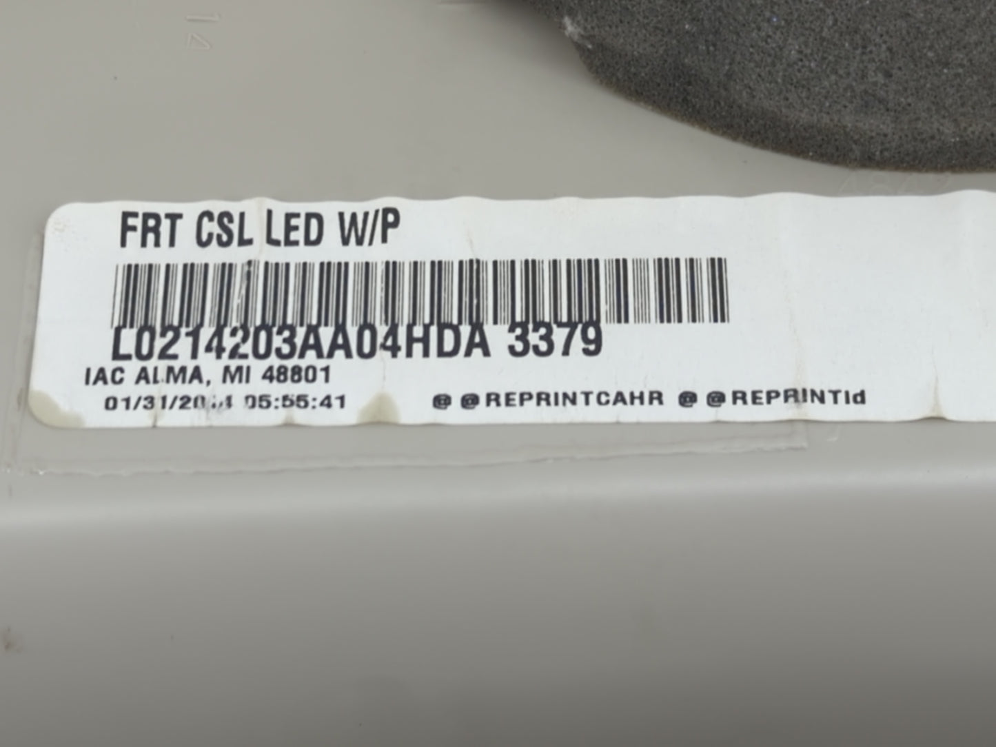 2014 Chrysler Town & Country Overhead Roof Console - Oemusedautoparts1.com