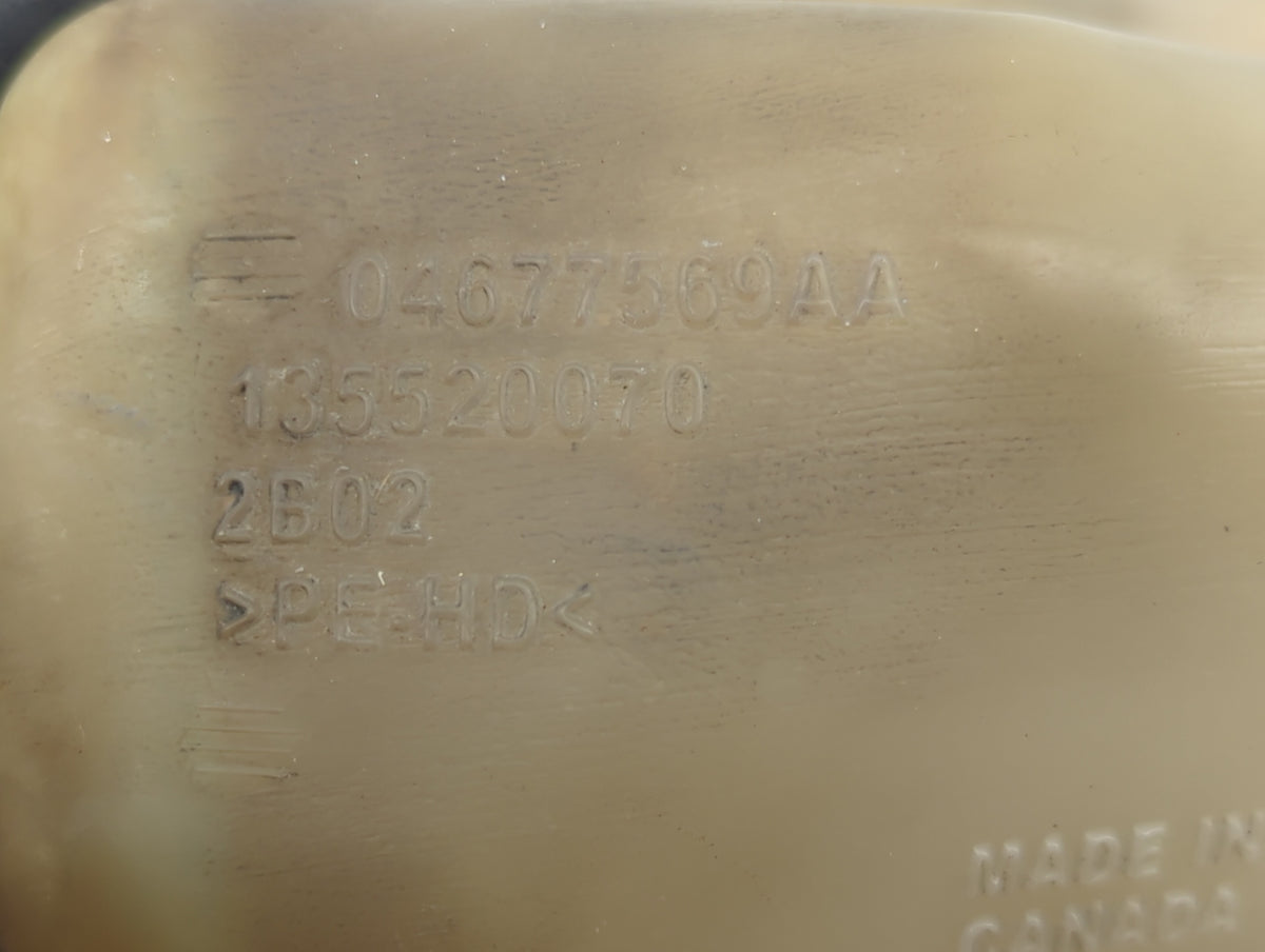 2008 Town & Country Radiator Coolant Overflow Expansion Tank Bottle - Oemusedautoparts1.com
