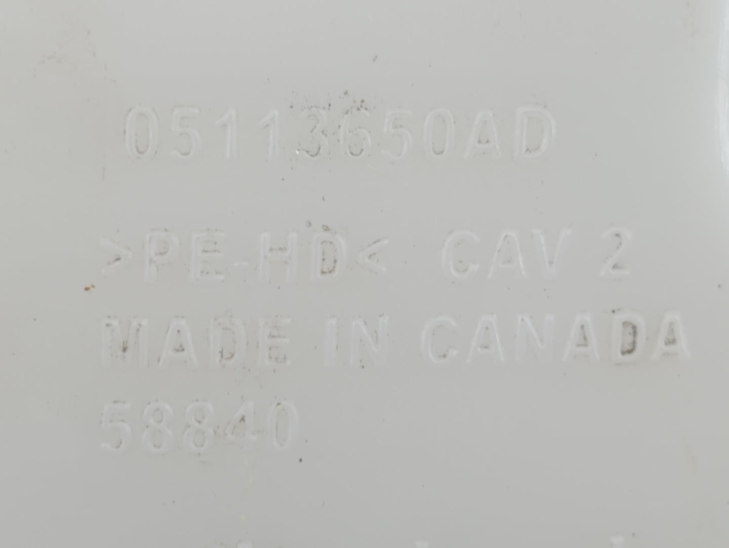 2011 Town & Country Windshield Washer Fluid Reservoir Bottle Oem - Oemusedautoparts1.com