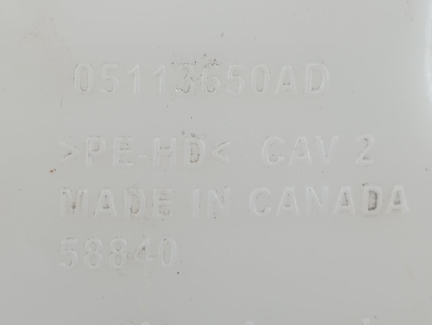 2011 Town & Country Windshield Washer Fluid Reservoir Bottle Oem - Oemusedautoparts1.com