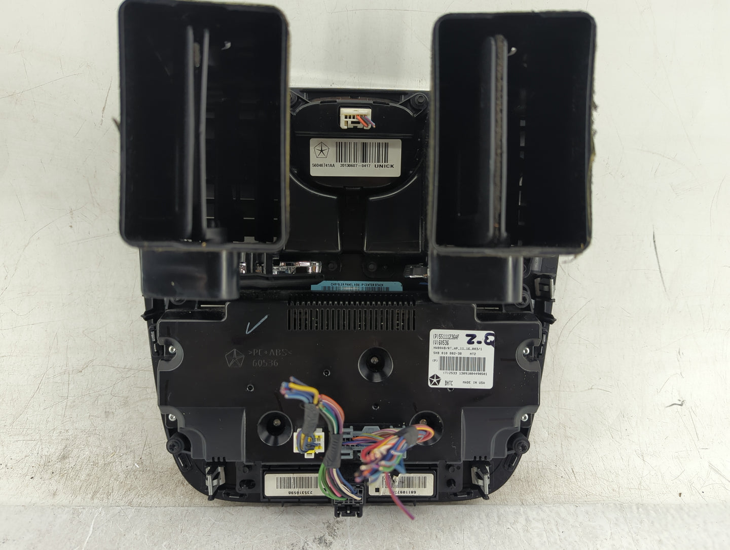 2011-2016 Chrysler Town & Country Climate Control Module Temperature AC/Heater Replacement P/N:55111236AF 56046741AA Fits OE