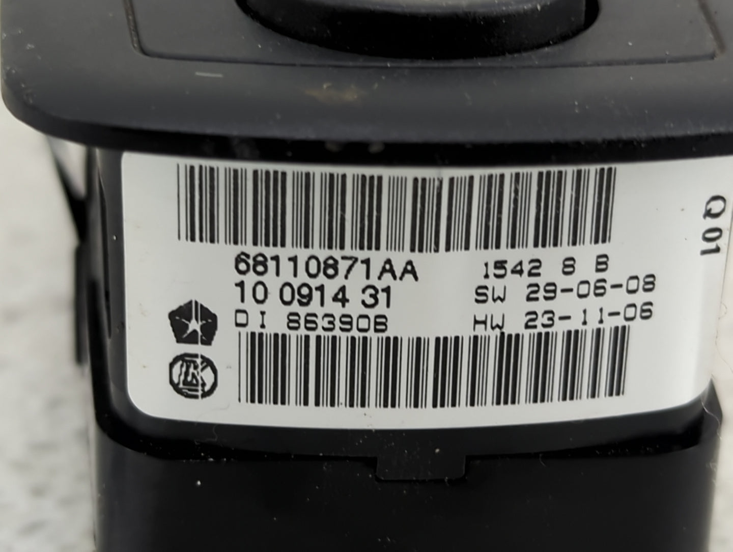 2012-2016 Chrysler Town & Country Master Power Window Switch Replacement Driver Side Left P/N:68110871AA Fits OEM Used Auto 