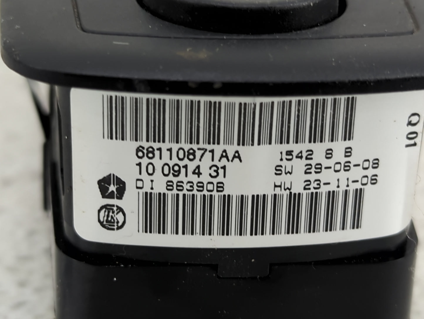 2012-2016 Chrysler Town & Country Master Power Window Switch Replacement Driver Side Left P/N:68110871AA Fits OEM Used Auto 