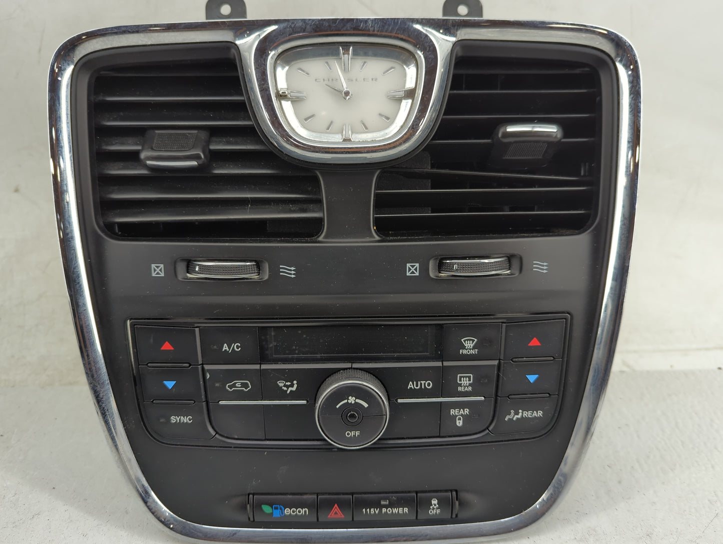 2011-2016 Chrysler Town & Country Climate Control Module Temperature AC/Heater Replacement Fits OEM Used Auto Parts - Oemuse
