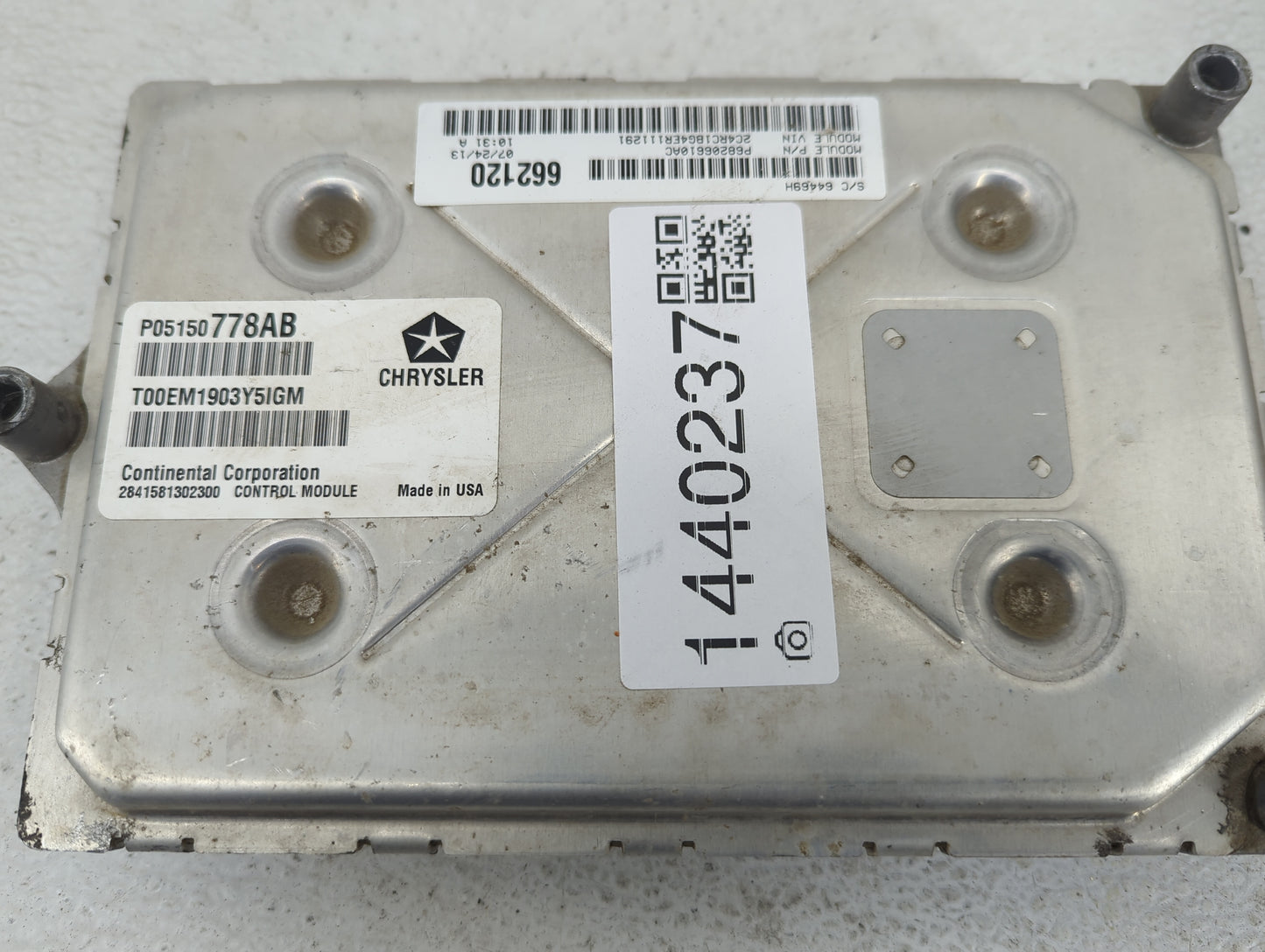 2014 Chrysler Town & Country PCM Engine Control Computer ECU ECM PCU OEM P/N:P05150778AB P68206610AC, T00EM1903Y5IGM Fits OE