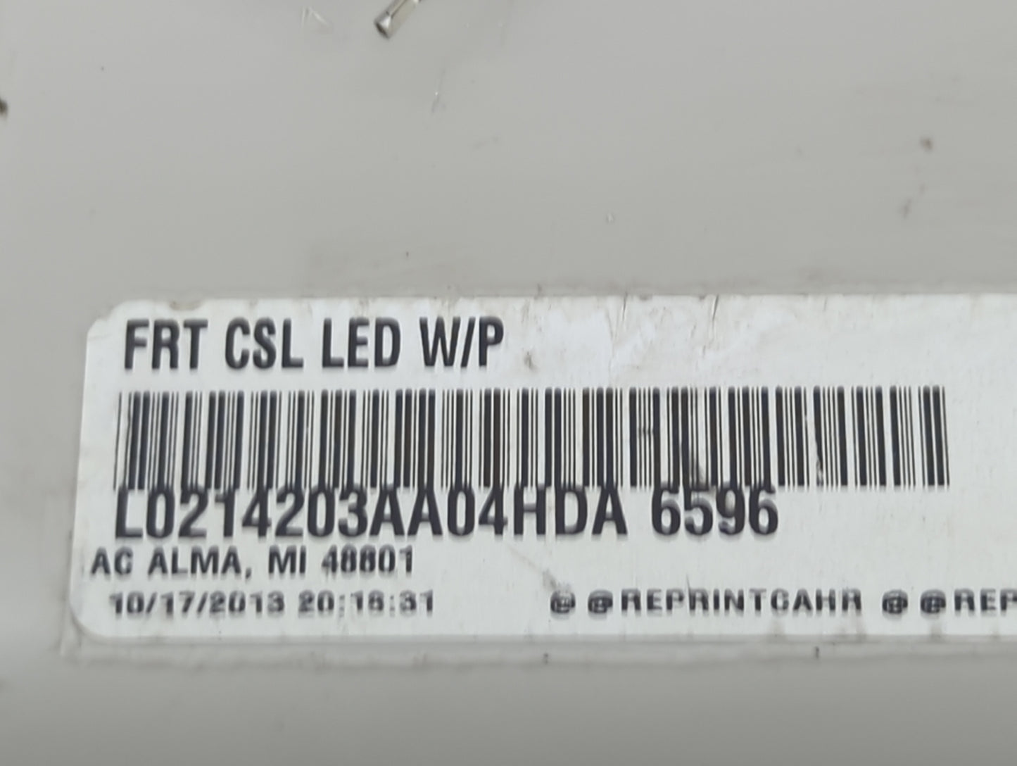 2014 Chrysler Town & Country Overhead Roof Console - Oemusedautoparts1.com