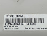 2014 Chrysler Town & Country Overhead Roof Console - Oemusedautoparts1.com