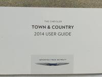 2014 Chrysler Town & Country Owners Manual Book Guide P/N:14Y531-926-AA OEM Used Auto Parts - Oemusedautoparts1.com