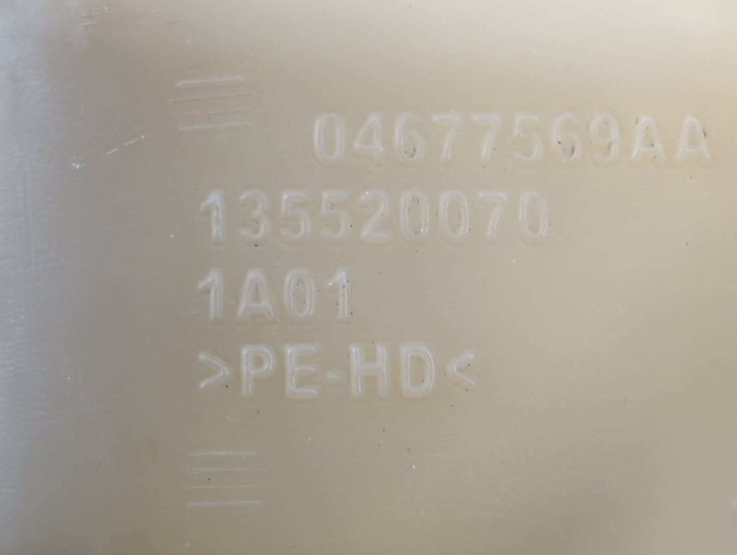 2011 Chrysler Town & Country Windshield Washer Fluid Reservoir Bottle 1466367 - Oemusedautoparts1.com