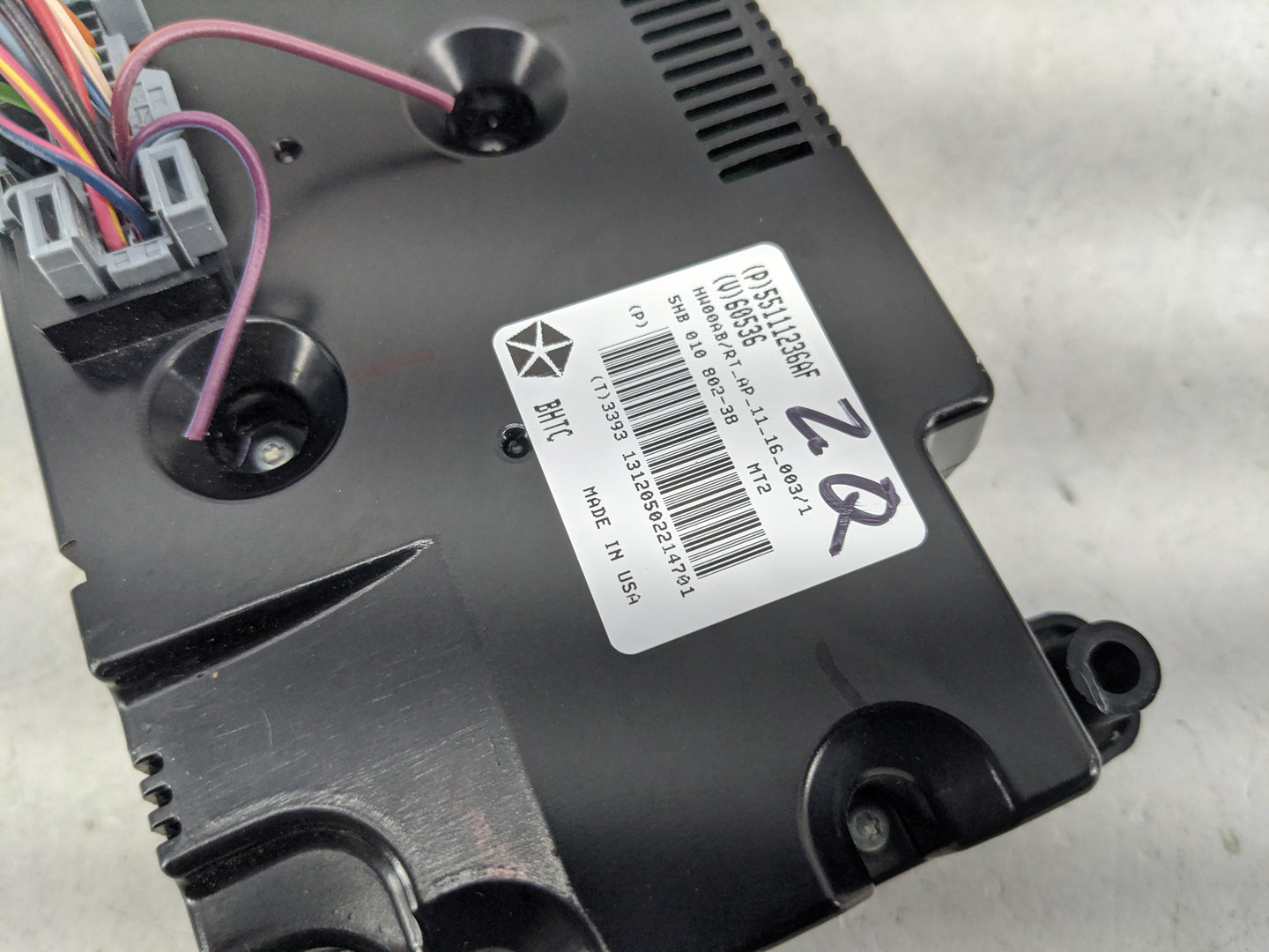 2011-2016 Chrysler Town & Country Climate Control Module Temperature AC/Heater Replacement P/N:55111236AF Fits OEM Used Auto