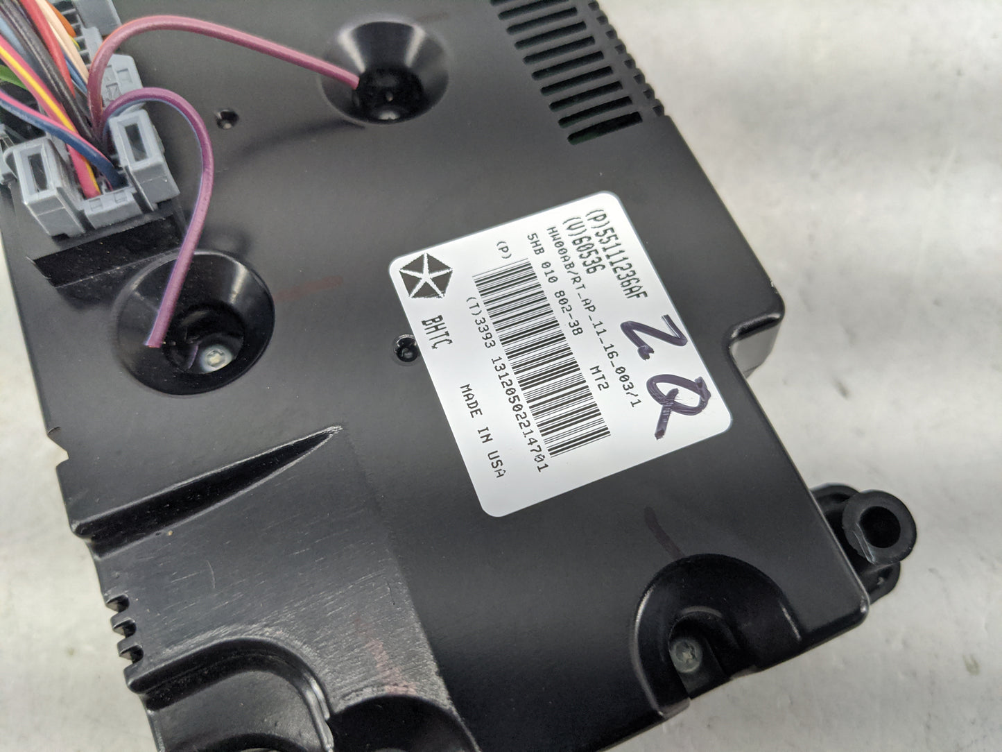 2011-2016 Chrysler Town & Country Climate Control Module Temperature AC/Heater Replacement P/N:55111236AF Fits OEM Used Auto