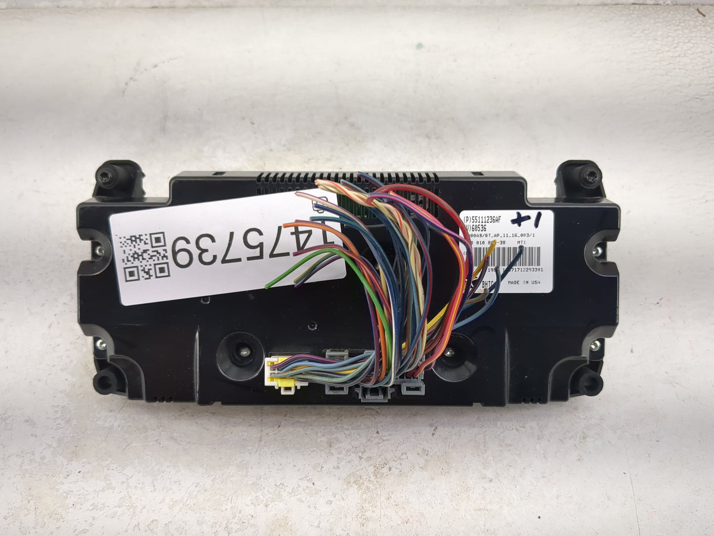 2011-2016 Chrysler Town & Country Climate Control Module Temperature AC/Heater Replacement P/N:55111236AF Fits OEM Used Auto