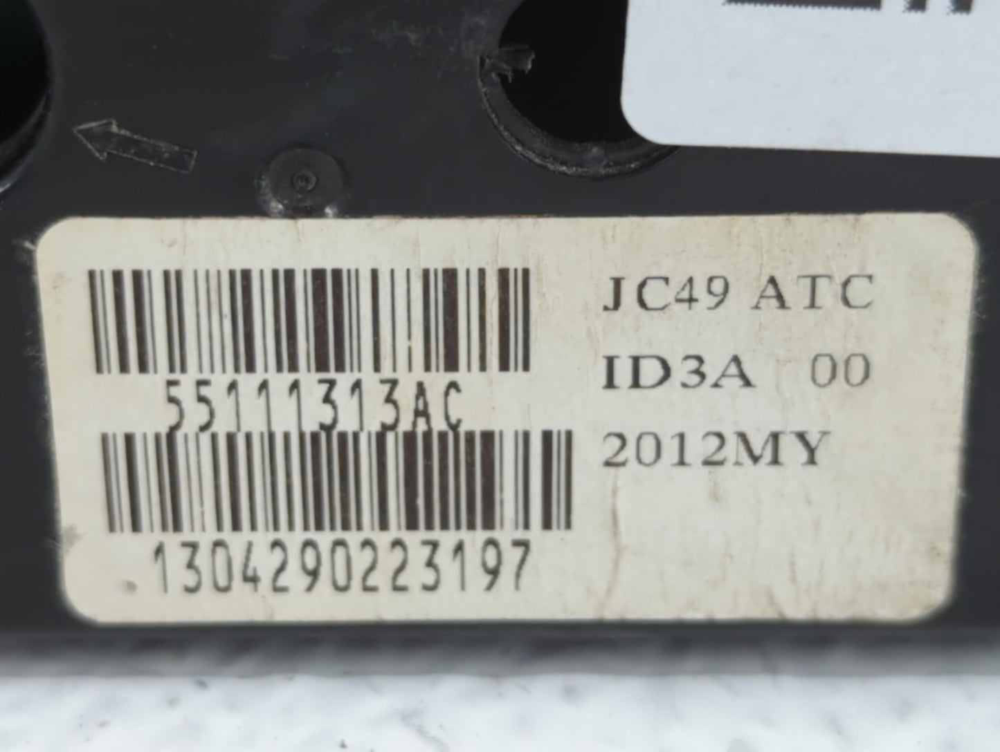 2011-2016 Chrysler Town & Country Climate Control Module Temperature AC/Heater Replacement P/N:55111236AB 55111236AG Fits OE