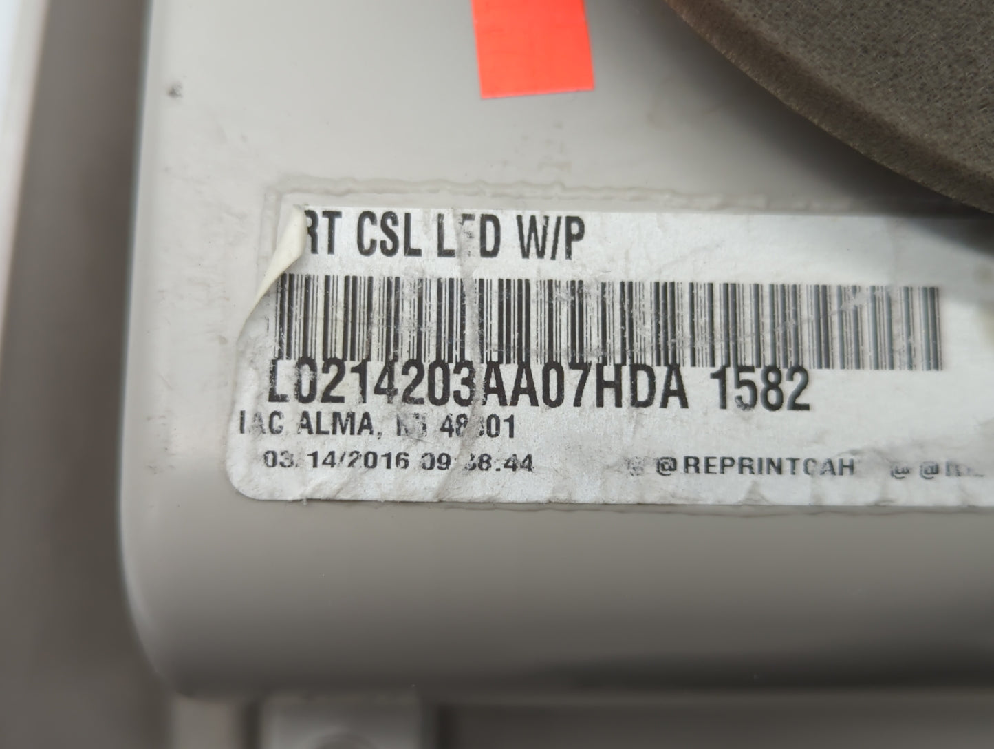 2011-2016 Chrysler Town & Country Overhead Console W/rear Climate Control - Oemusedautoparts1.com