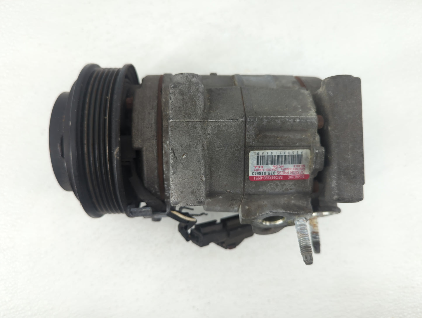 2011-2016 Chrysler Town & Country Air Conditioning A/c Ac Compressor Oem - Oemusedautoparts1.com