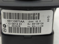 2012-2016 Chrysler Town & Country Master Power Window Switch Replacement Driver Side Left P/N:68110871AA Fits OEM Used Auto 