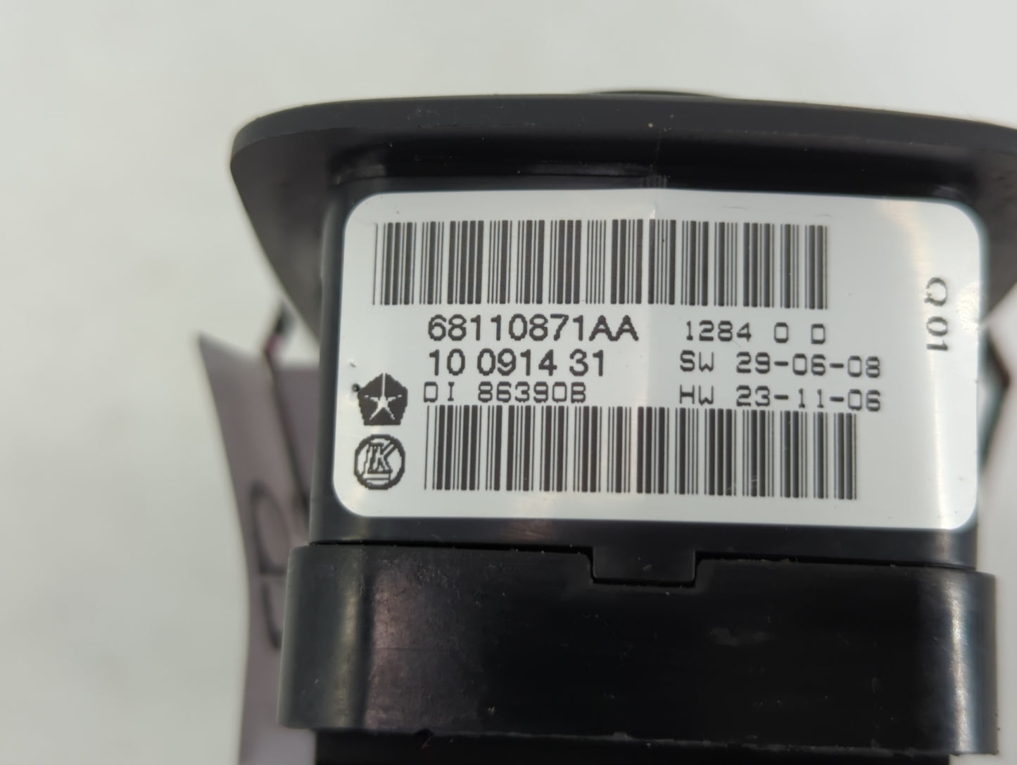 2012-2016 Chrysler Town & Country Master Power Window Switch Replacement Driver Side Left P/N:68110871AA Fits OEM Used Auto 