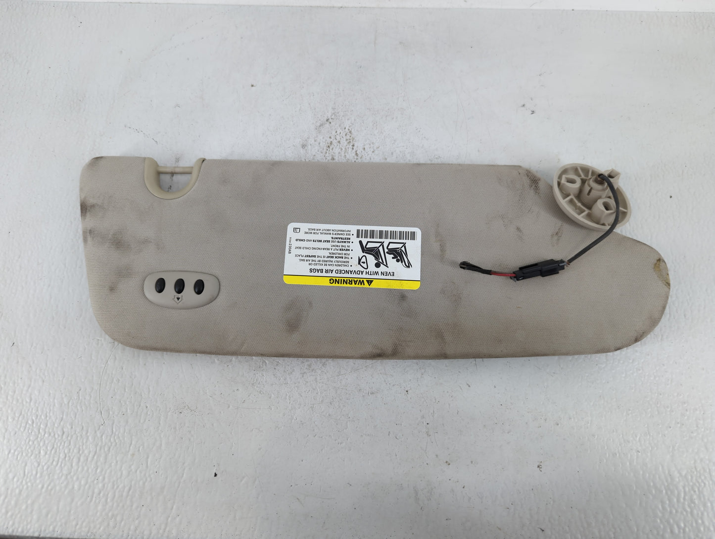 2011-2016 Chrysler Town & Country Sun Visor Shade Replacement Passenger Right Mirror Fits OEM Used Auto Parts - Oemusedautop